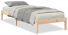 tömör fenyőfa extra hosszú ágykeret matrac nélkül 100 x 210 cm