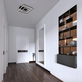 Briloner - LED mennyezeti lámpa FRAME LED/22W/230V 3000K 30x32 cm fekete