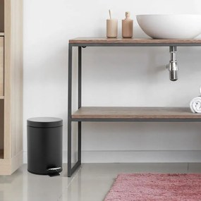 Erga Szemetes fürdőbe, WC-be czarny segregacja - Yoka