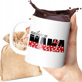 Anyák Napi Bögre Nyomott Mintával Mini Egér Legjobb Anya Ajándék Print