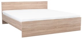 Miami franciaágy ágyneműtartó nélkül 180x200 cm sonoma tölgy-sonoma tölgy