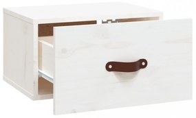 fehér falra szerelhető éjjeliszekrény 40 x 29,5 x 22 cm