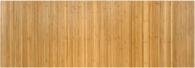 vidaXL négyszögletű természetes bambusz szőnyeg 70 x 200 cm