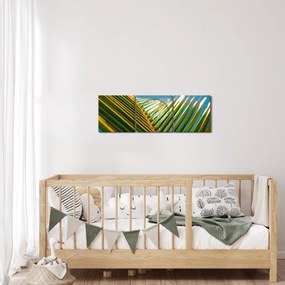 Kép - A pálmalevél részlete (órával) (90x30 cm)