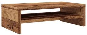 Régi fa forgácslap monitorállvány 42 x 24 x 13 cm