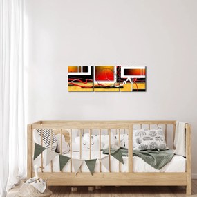 Kép - Absztrakció (órával) (90x30 cm)