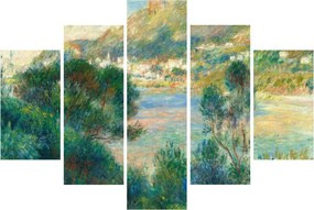 Kép - Auguste Renoir, View of Monte Carlo from Cap Martin, reprodukciók (150x105 cm)