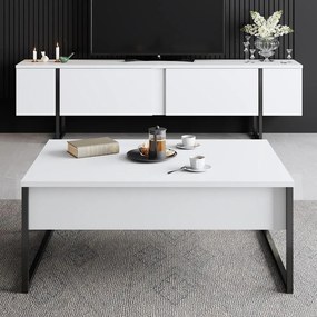 Dohányzóasztal Luxe - White, Black