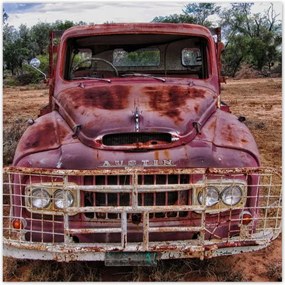 Poszterek 140x140 Veterán országúti Austin