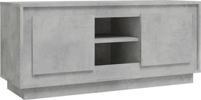 vidaXL betonszürke szerelt fa TV-szekrény 102x35x45 cm