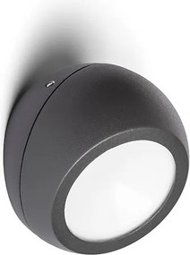 RENDL SIV felületre szerelhető antracitszürke 230V LED 6W 120° IP54 3000K