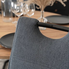 Szánkótalpal Étkezőszék Szürke Színben. LOPEZ