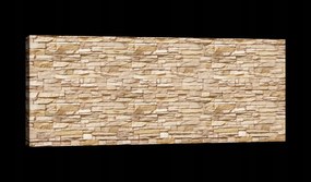 Vászonkép 145x45 Kő falburkolat textúra kő rusztikus homlokzat