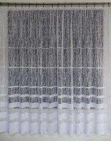 Mg Függöny jacquard 629/45 Fehér 440X250 K szalaggal