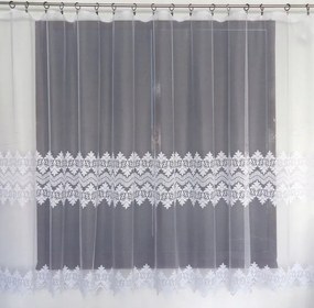 Mg Függöny 619/89 Fehér 500x170cm Kész Szalaggal Skr M