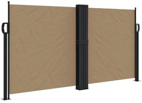 tópszínű behúzható oldalsó napellenző 120 x 1200 cm