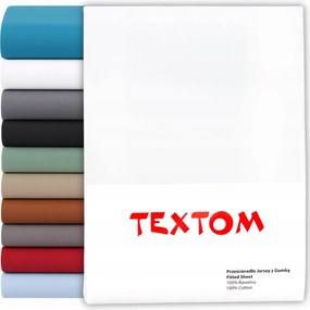 Pamut Gumis Lepedő 160x200 +30cm Magas Jersey Fehér Puha