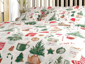 Pamut ágynemű MAGIC CHRISTMAS fehér Ágyneműhuzat mérete: 70 x 90 cm | 140 x 220 cm