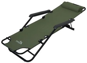 Összecsukható állítható szék zöld/fekete