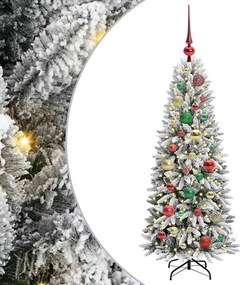 vidaXL Mű karácsonyfa Fehér 120 cm PVC és Műanyag és Acél és PE