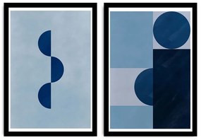 Kép szett 2 db-os 36x51 cm Shapes – Wallity
