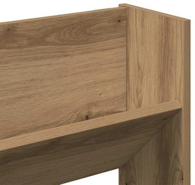 Fali cipőtartók polcokkal 2 pcs kézműves tölgy Faanyag