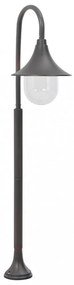 bronzszínű alumínium kerti állólámpa, E27, 120 cm