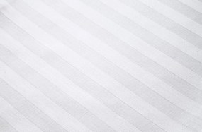 Atlas Grádl párnahuzat fehér csíkkal 4 mm fésült pamut
