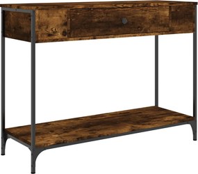 vidaXL füstös tölgy színű szerelt fa tálalóasztal 100 x 34,5 x 75 cm