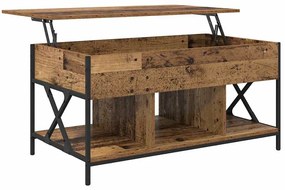 Dohányzóasztal Régi fa 100 x 55 x 50 cm Faanyag