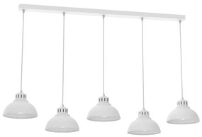 Csillár zsinóron SVEN 5xE27/15W/230V fehér
