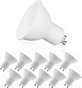 10 Led Izzó GU10 8W 820lm 3000K Meleg Szín Nem Villog