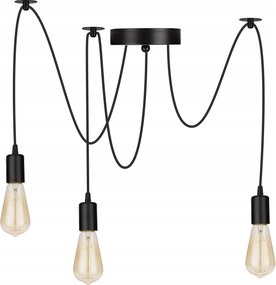 Függőlámpa Mennyezeti Csillár Pók 3x E27 Loft