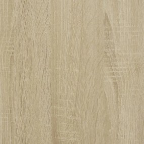 sonoma tölgy színű szerelt fa komód 91 x 35,5 x 74,5 cm