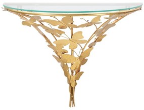 Aranyszínű éjjeliszekrény Butterfly – Mauro Ferretti
