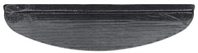 10 db fekete öntapadó lépcsőszőnyeg 56 x 17 x 3 cm