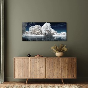 Kép - Hófehér fák (120x50 cm)