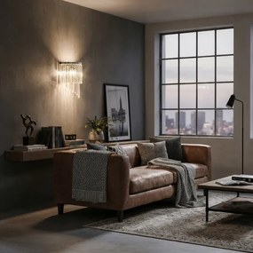 Ideal Lux - Fali kristály lámpa CARLTON 3xE14/40W/230V fényezett króm