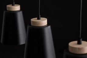 Emibig modern skandináv függeszték bolero fekete emi442/3