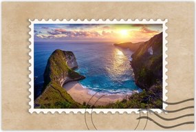 Poszterek 120x80 Naplemente a tengerparton