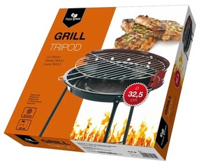 Tripod kerti grillsütő