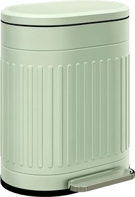 HOMCOM 20 L lépős szemetes fedéllel és lábpedállal — kivehető belső vödör, lassan csukódó — zöld, 36,5 x 31,2 x 45 cm | Aosom