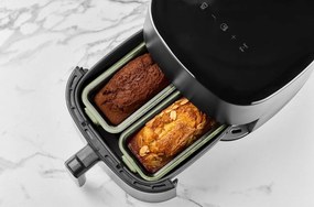 Üveg sütőforma szett forrólevegős fritőzhöz 2 db-os 20x9,5 cm – Lékué