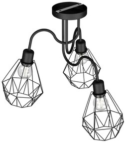 Felületre szerelhető csillár BERGEN 3xE27/60W/230V