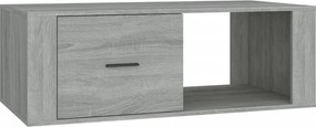 vidaXL szürke sonoma szerelt fa dohányzóasztal 100x50,5x35 cm