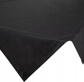 Abrosz asztalra Melinda 85x85 fekete dekoratív glamour díszléc