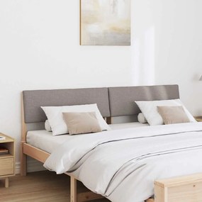 Kárpitozott fejtámla Tópszínű 180 cm Tömör fenyőfa