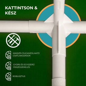 NEAPOL rendezvénysátor, 3x6m, zöld Jurhan