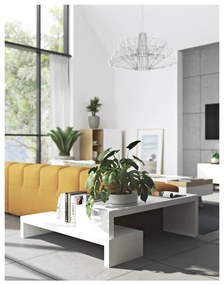 Cliff Walnut fehér variálható asztal - TemaHome