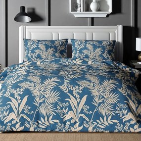Krepp pamut ágynemű Homa TORRY BLUE 2 részes 140x200 cm